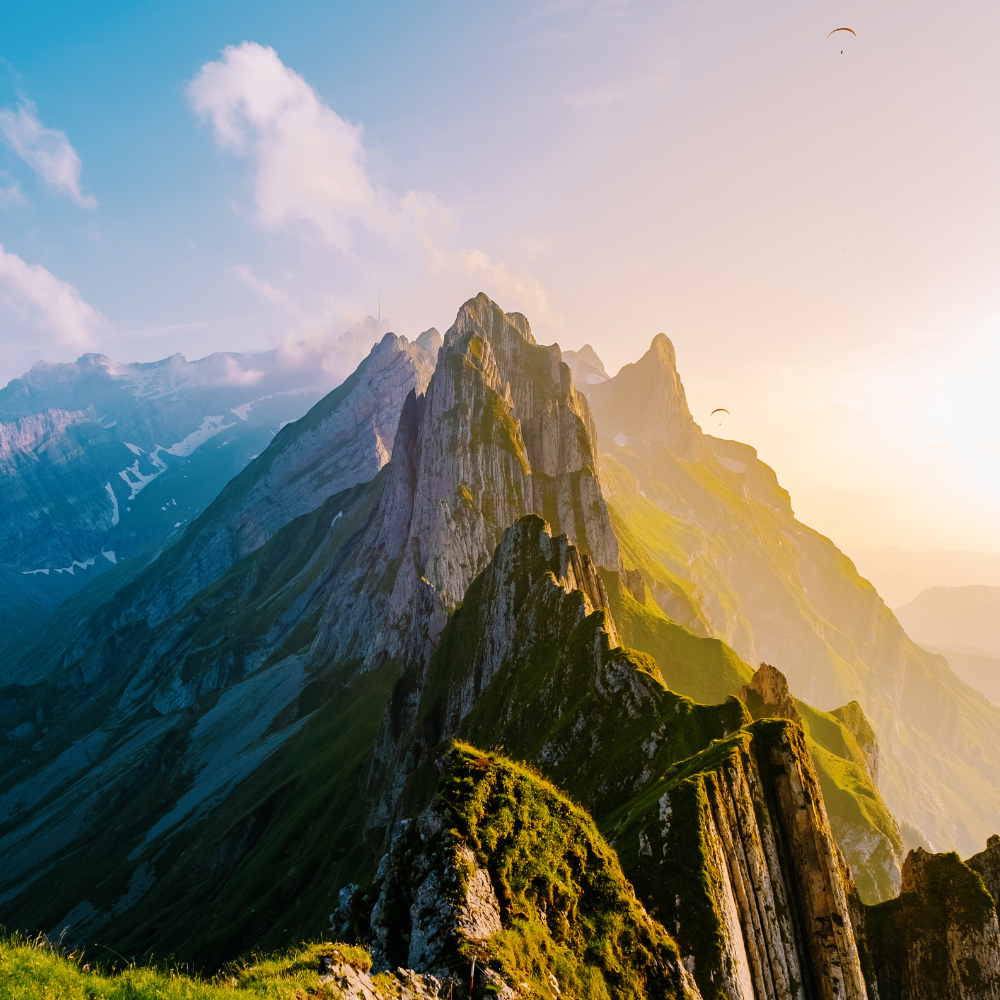 Mountain in the Swiss Alps